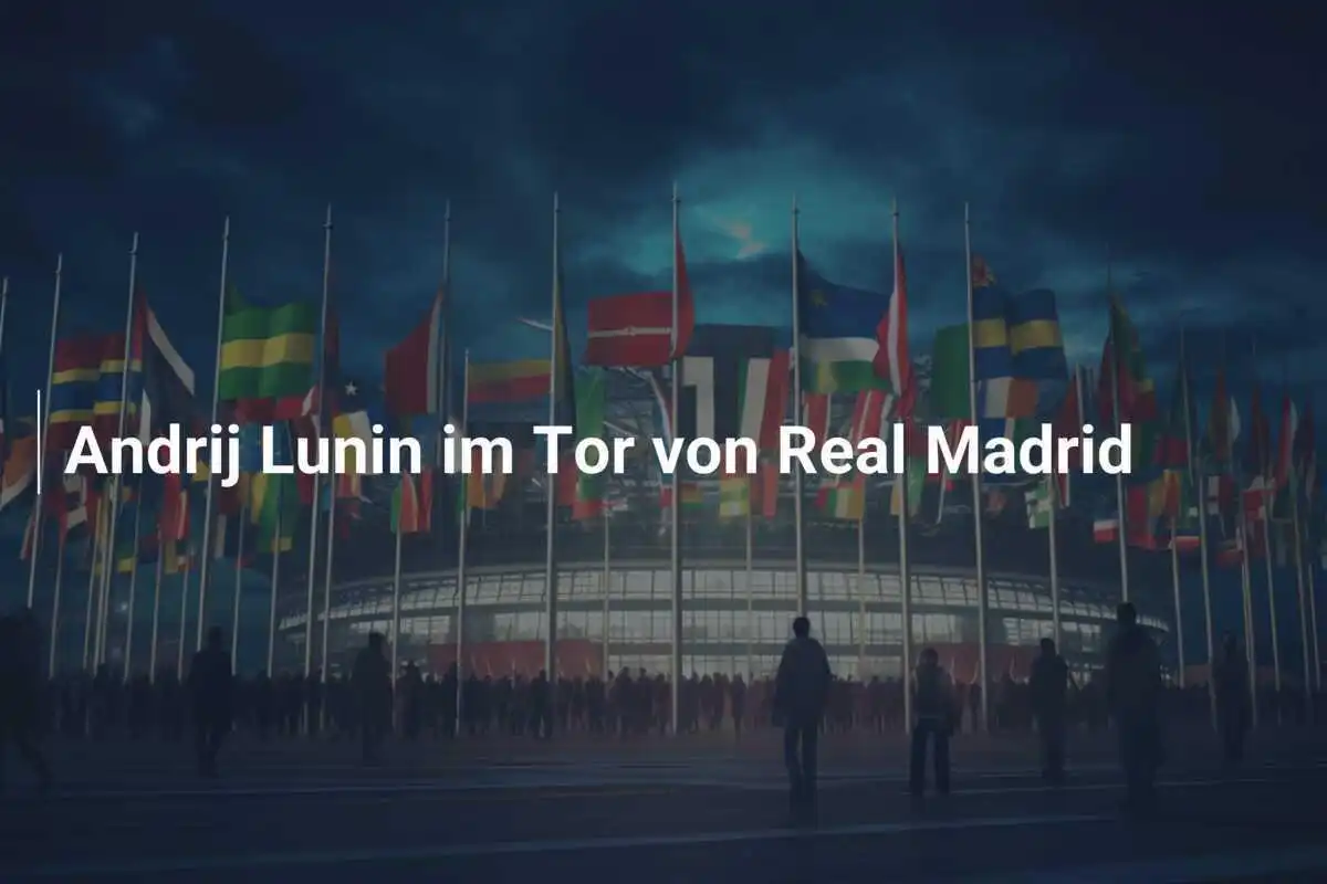 Andrij Lunin im Tor von Real Madrid