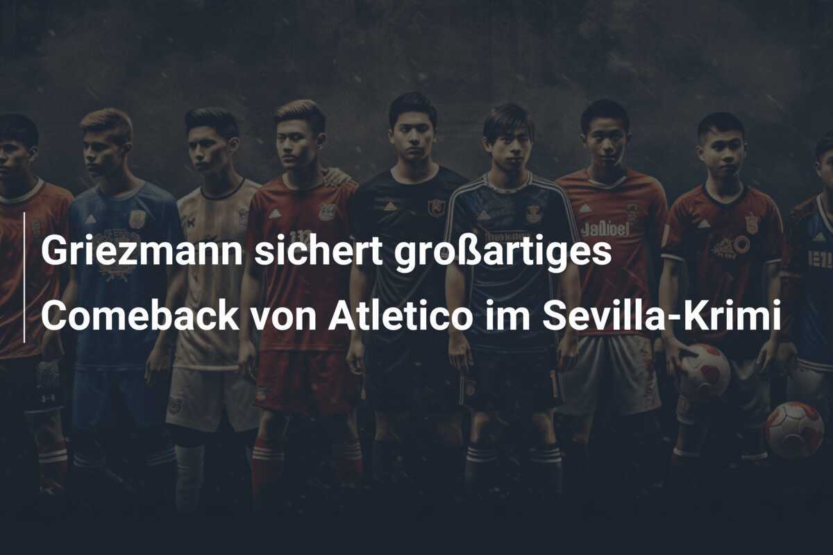 Griezmann sichert großartiges Comeback von Atletico im Sevilla-Krimi