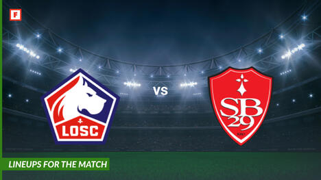 Lille OSC vs Stade Brestois 29: lineups for the match