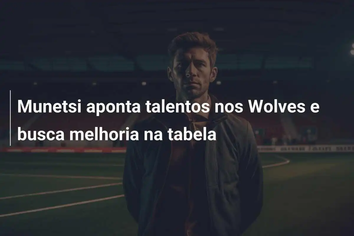 Munetsi aponta talentos nos Wolves e busca melhoria na tabela