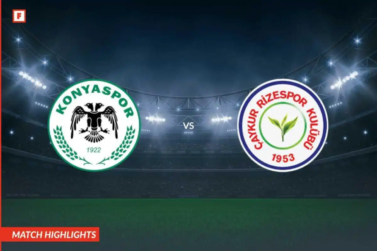 Konyaspor 1922 - Caykur Rizespor gol e momenti salienti