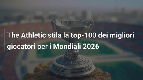 The Athletic stila la top-100 dei migliori giocatori per i Mondiali 2026