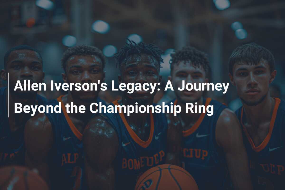 Allen iverson shops championship ring