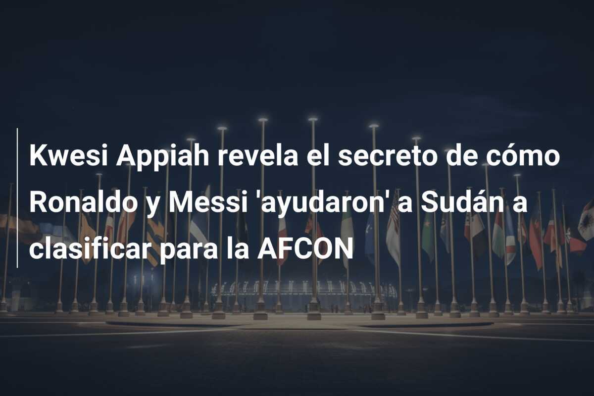 Kwesi Appiah revela el secreto de cómo Ronaldo y Messi 'ayudaron' a Sudán a clasificar para la AFCON