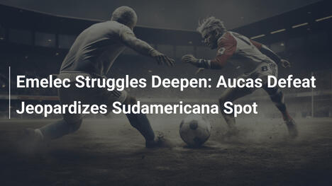 Dificuldades do Emelec Aprofundam: Derrota para Aucas Põe Vaga na Sudamericana em Risco