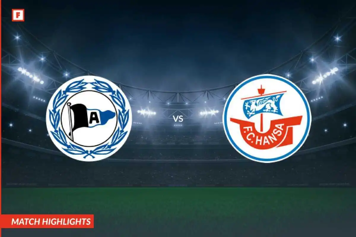 Arminia Bielefeld - Hansa Rosrock gol e momenti salienti