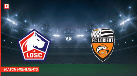 Lille OSC - Lorient buts et temps forts