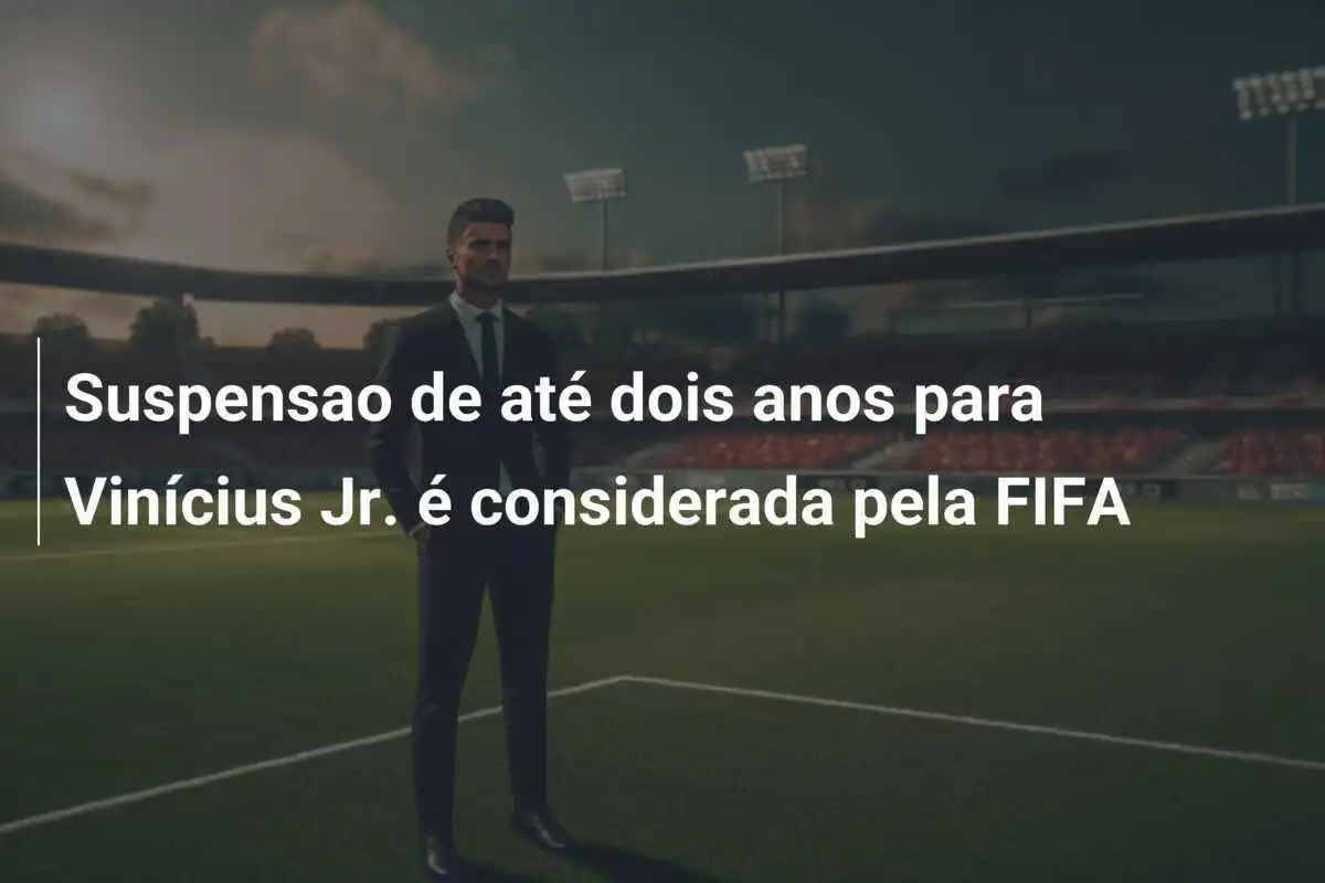 Suspensao de até dois anos para Vinícius Jr. é considerada pela FIFA