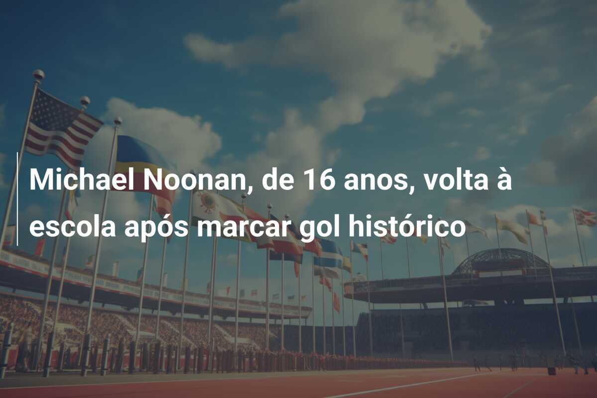 Michael Noonan, de 16 anos, volta à escola após marcar gol histórico