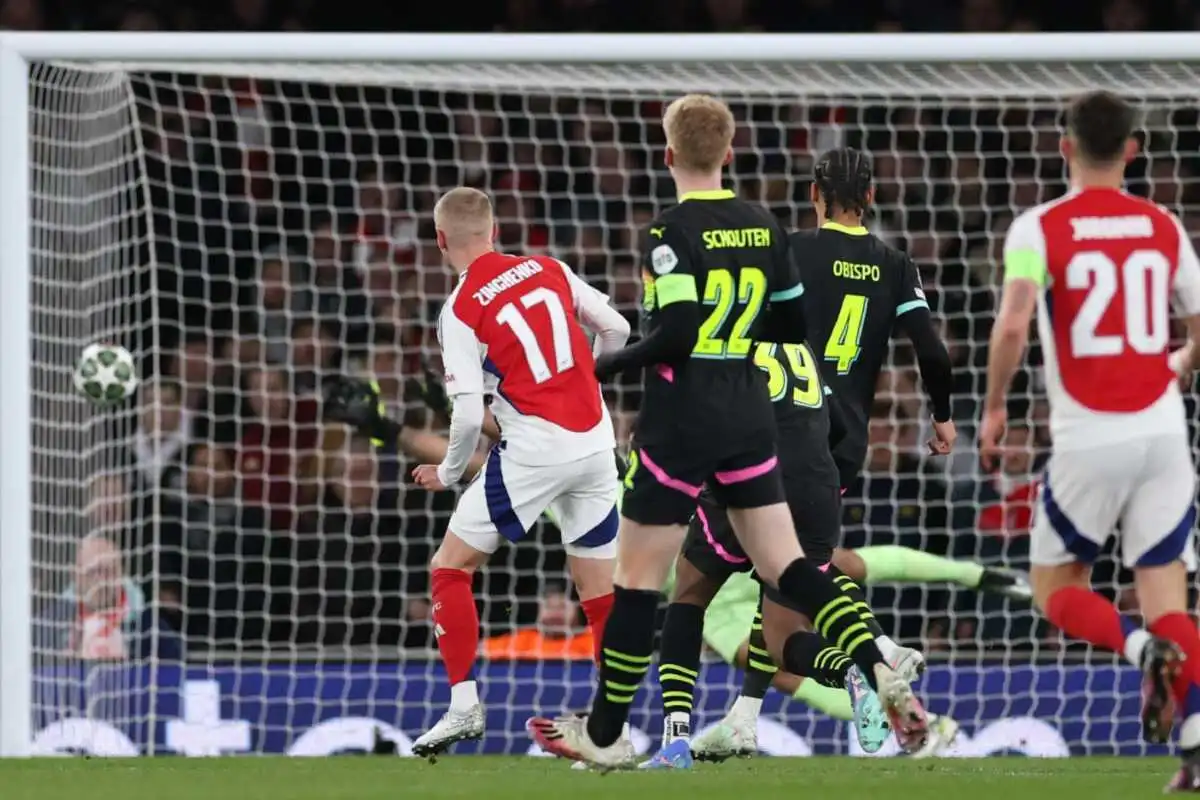 Zinchenko Bersinar di Pertandingan Melawan PSV: Rating Kedua Terbaik untuk Arsenal Menurut Whoscored dan Sofascore