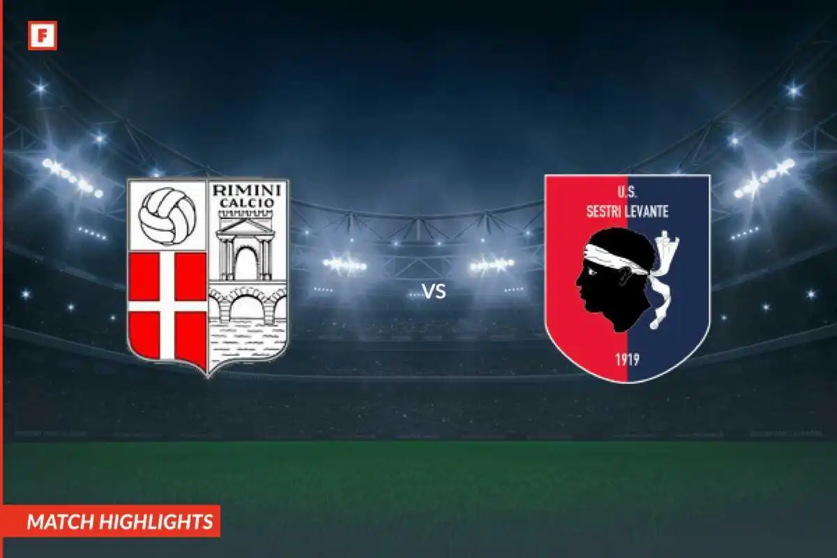Rimini FC 1912 - USD Sestri Levante 1919 gol e momenti salienti