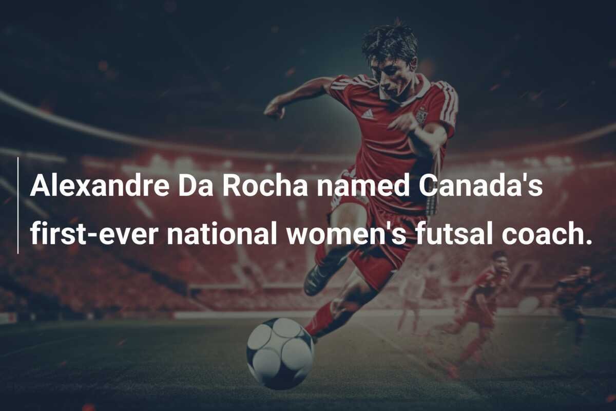 Alexandre Da Rocha é o primeiro treinador da seleção feminina de futsal ...