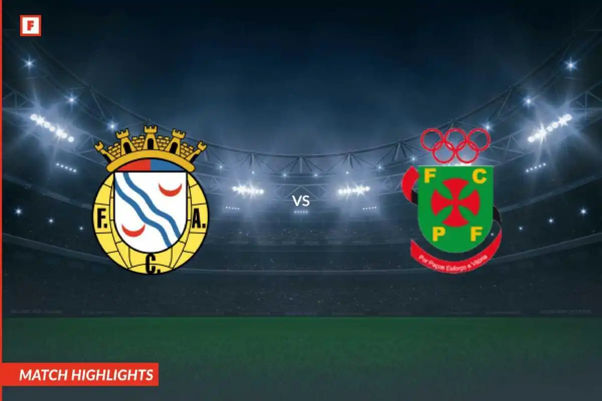 Alverca  - Pacos de Ferreira gol e momenti salienti