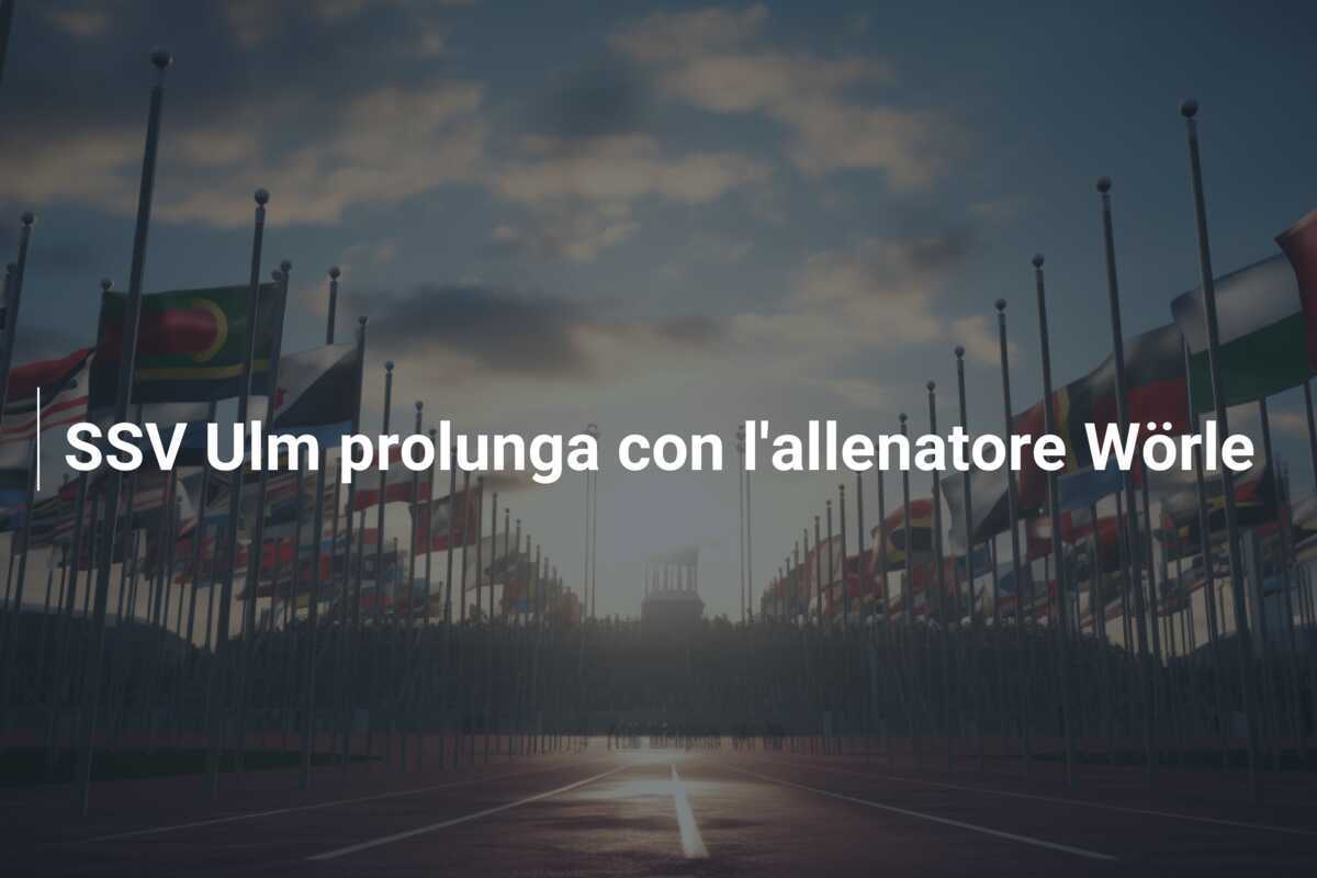 SSV Ulm prolunga con l'allenatore Wörle