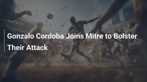 Gonzalo Córdoba si unisce al Mitre per rinforzare l'attacco
