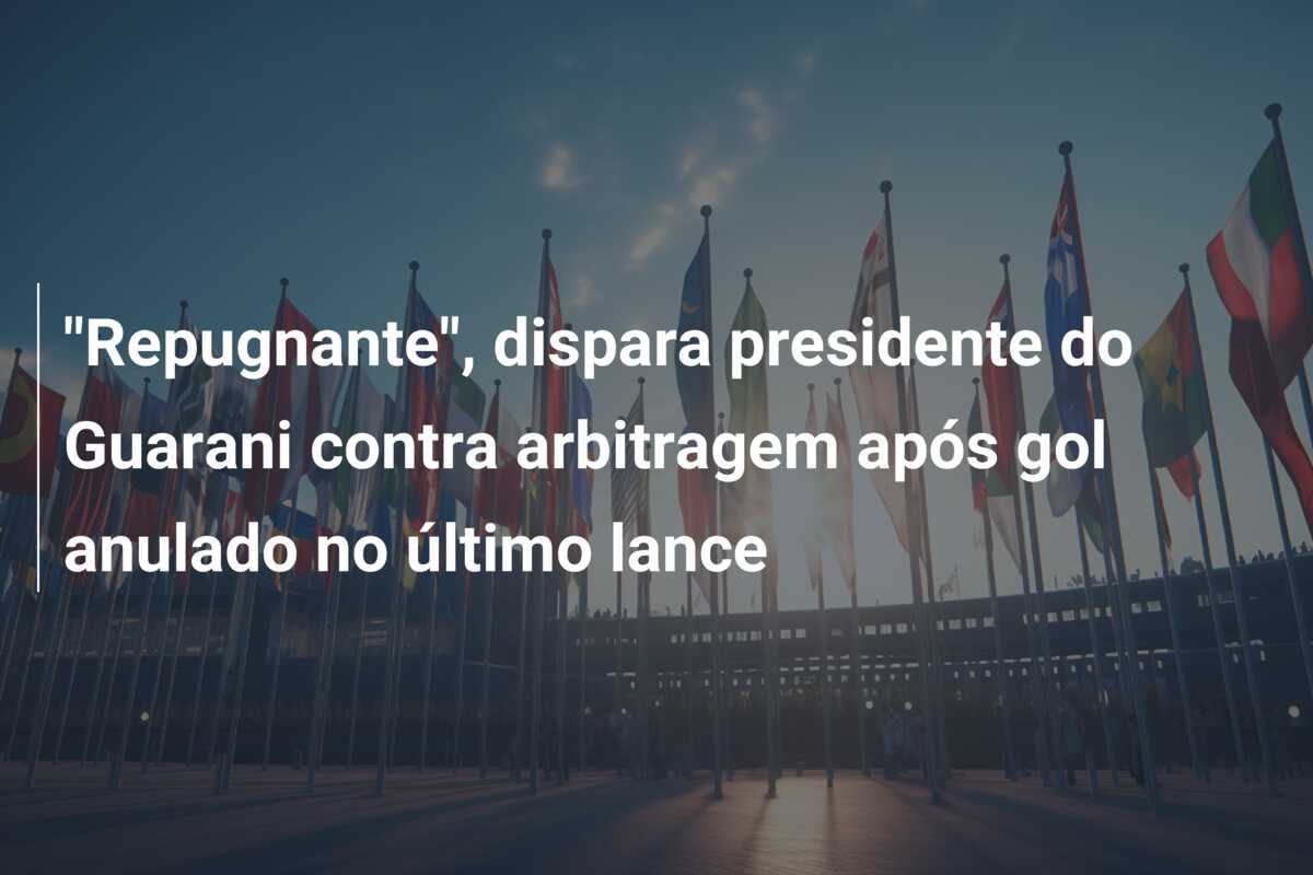 “Repugnante”, dispara presidente do Guarani contra arbitragem após gol anulado no último lance