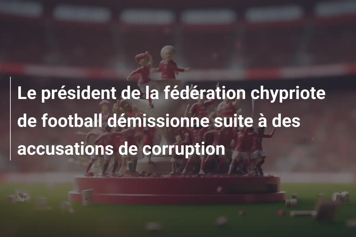 Le président de la fédération chypriote de football démissionne suite à des accusations de corruption