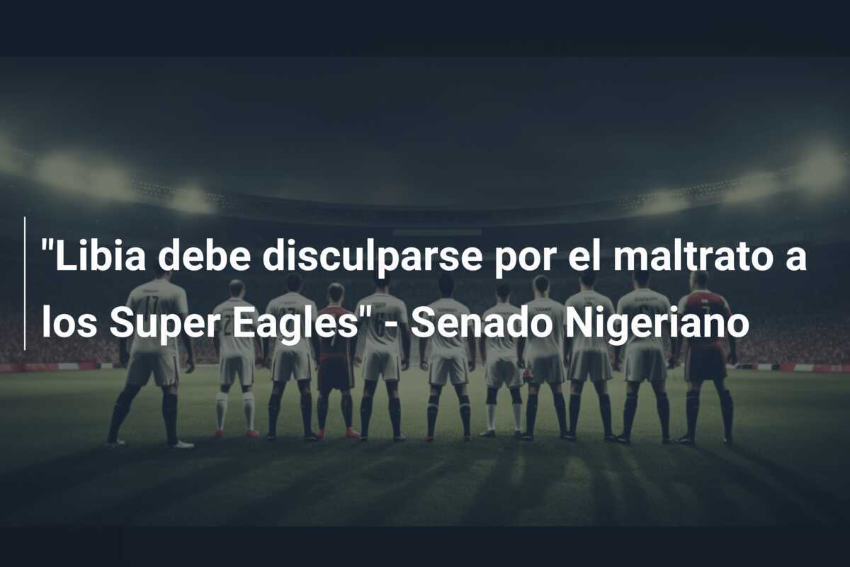 "Libia debe disculparse por el maltrato a los Super Eagles" - Senado Nigeriano