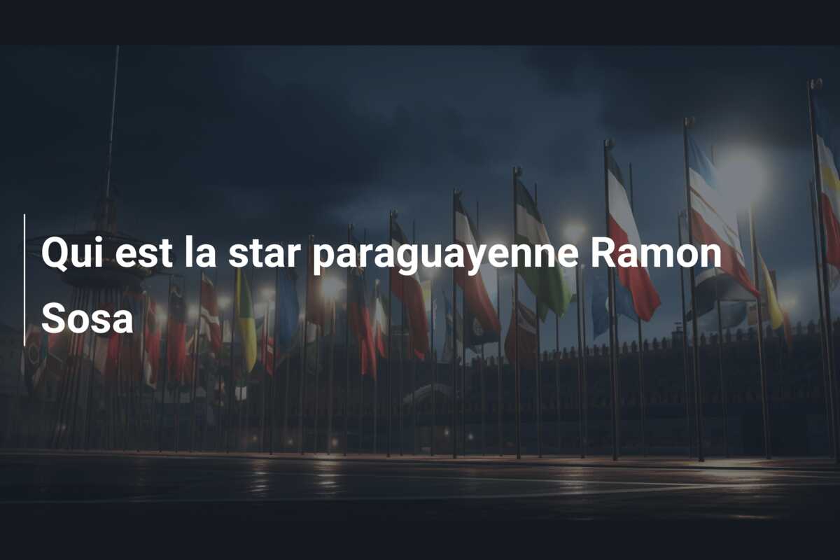 Qui est la star paraguayenne Ramon Sosa