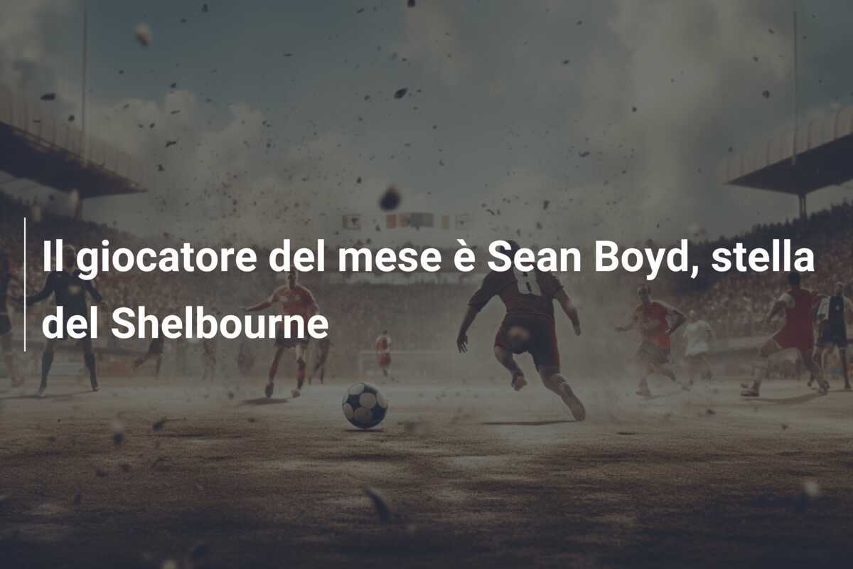 Il giocatore del mese è Sean Boyd, stella del Shelbourne