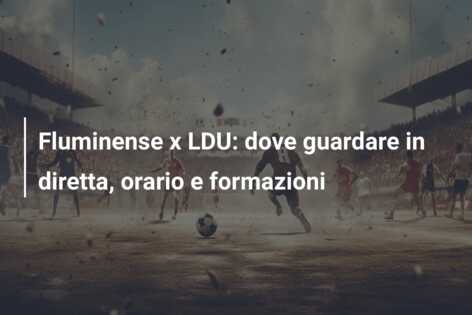 Fluminense x LDU: dove guardare in diretta, orario e formazioni