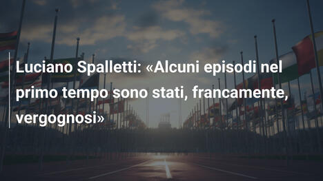 Luciano Spalletti: «Alcuni episodi nel primo tempo sono stati, francamente, vergognosi»
