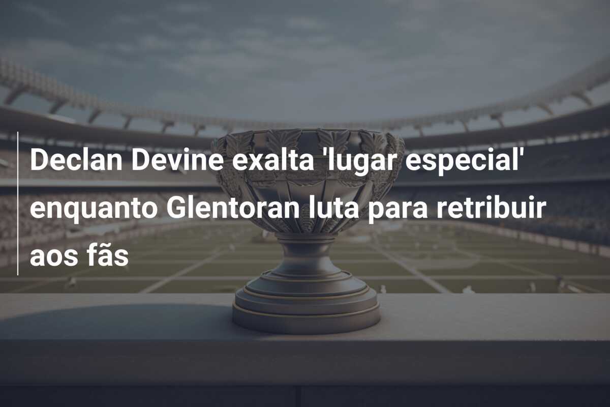 Declan Devine exalta 'lugar especial' enquanto Glentoran luta para retribuir aos fãs