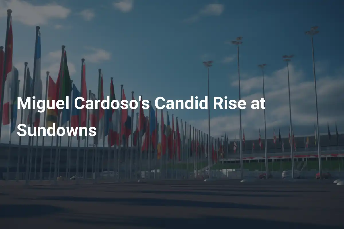 L'ascesa schietta di Miguel Cardoso al Mamelodi Sundowns