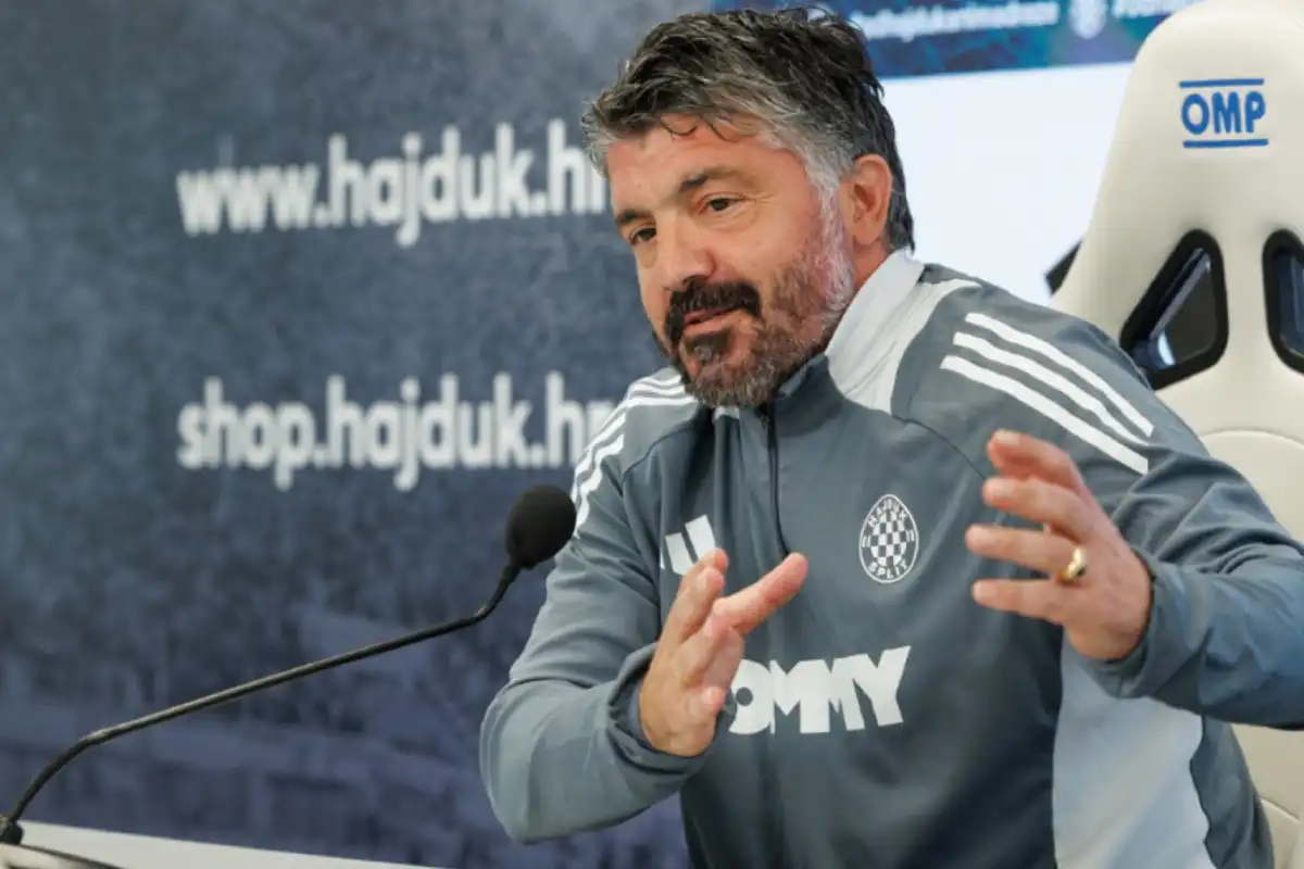 Gattuso se despede do Hajduk Split: “Dinheiro não é tudo” mesmo com contrato ativo