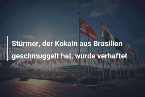 Stürmer, der Kokain aus Brasilien geschmuggelt hat, wurde verhaftet