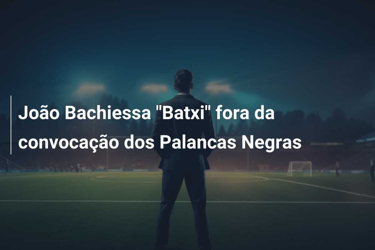 João Bachiessa "Batxi" fora da convocação dos Palancas Negras