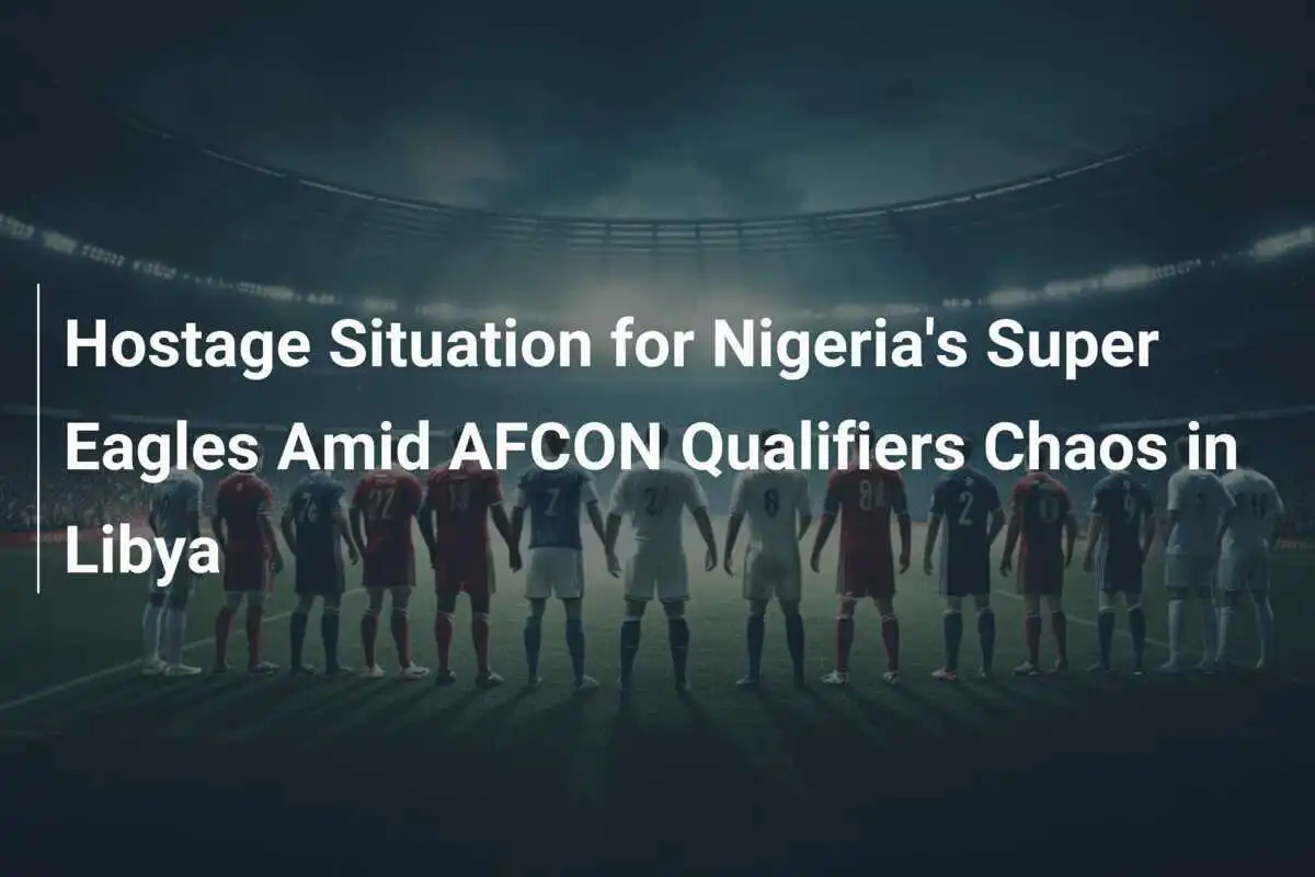 Situazione di Ostaggi per le Super Aquile della Nigeria nel Caos delle Qualificazioni AFCON in Libia