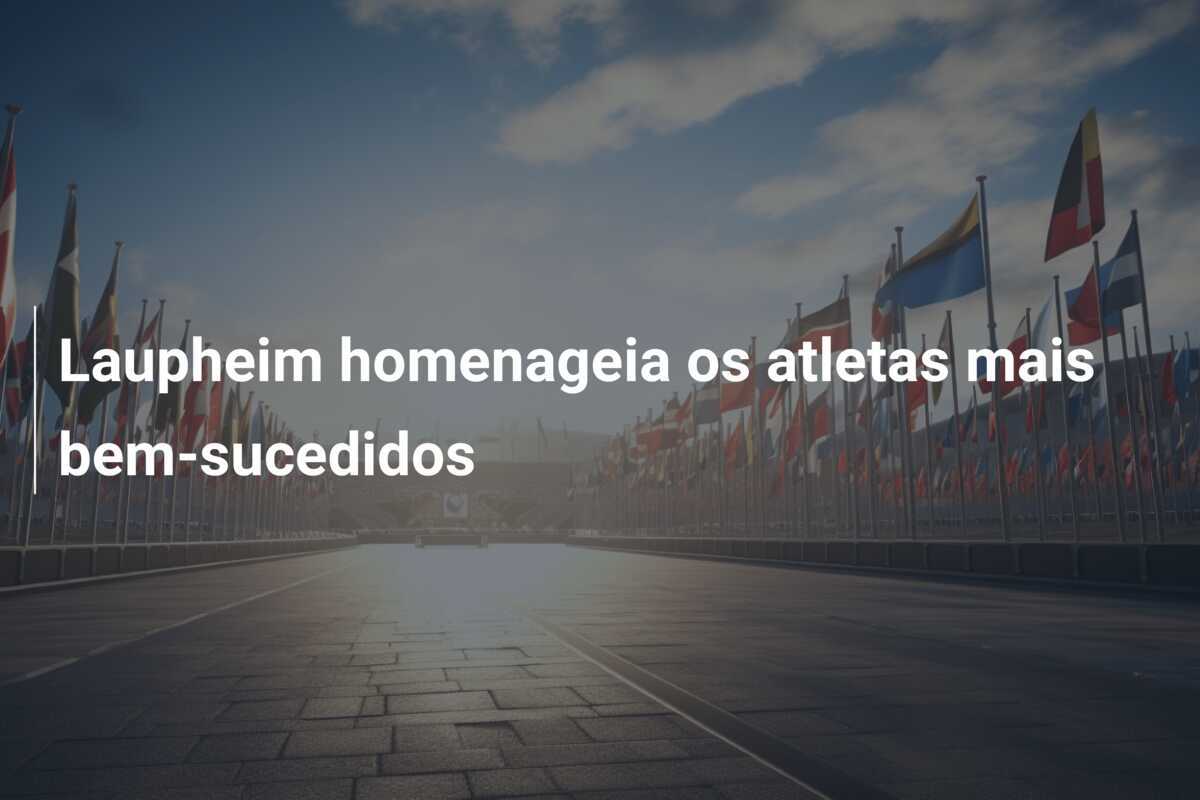 Laupheim homenageia os atletas mais bem-sucedidos