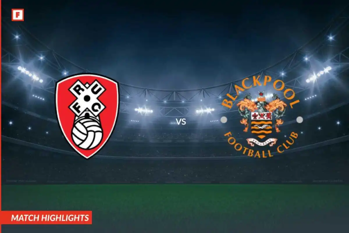 Rotherham United - Blackpool góly a zajímavosti