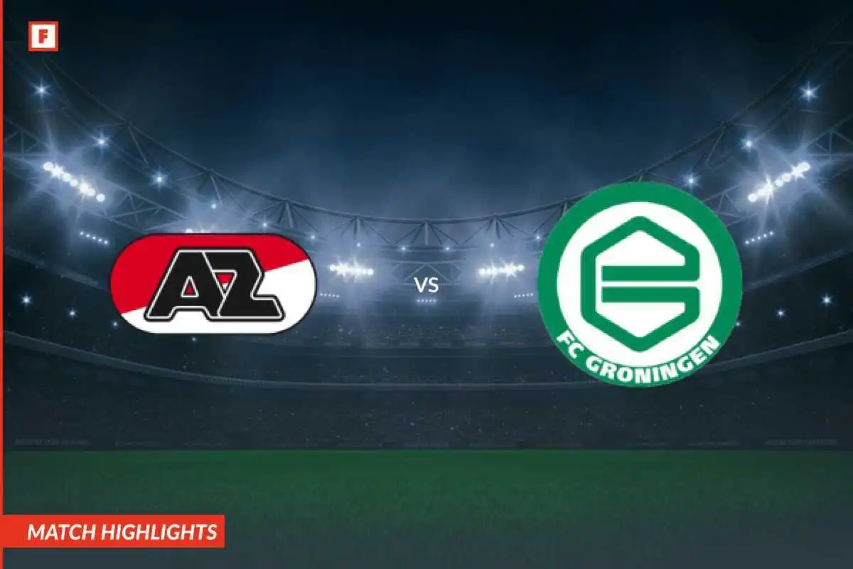 AZ Alkmaar - Groningen gol e momenti salienti