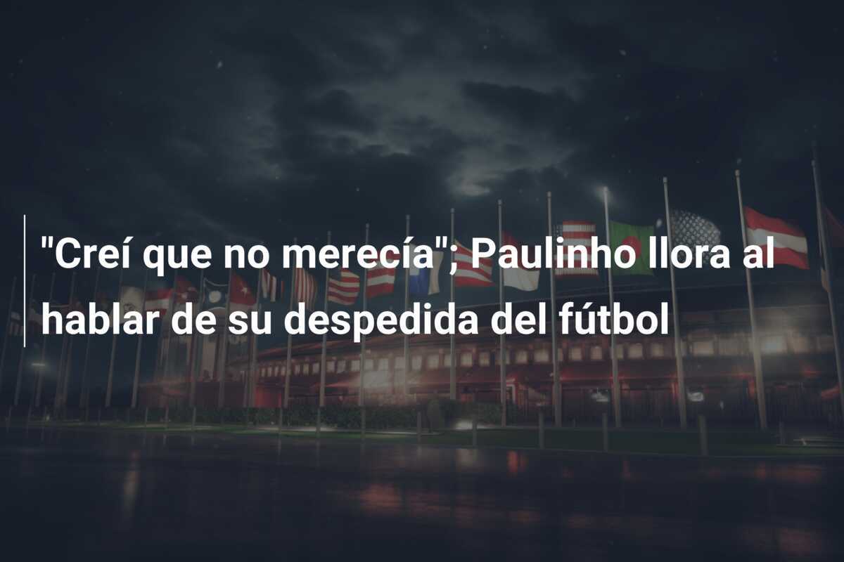 "Creí que no merecía"; Paulinho llora al hablar de su despedida del fútbol