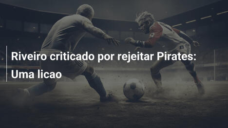 Riveiro criticado por rejeitar Pirates: Uma licao
