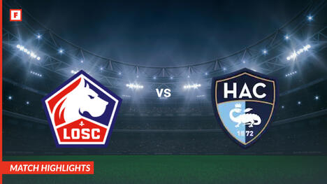 Lille OSC - Le Havre gol e momenti salienti