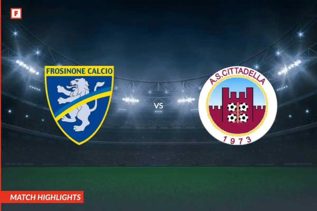 Frosinone Calcio - Cittadella gol e momenti salienti