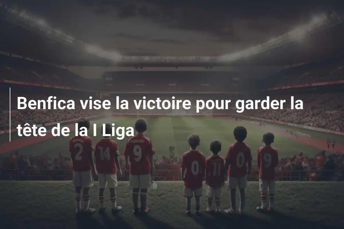 Benfica vise la victoire pour garder la tête de la I Liga