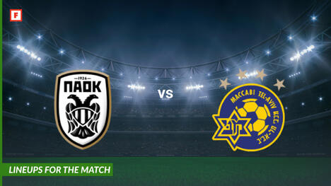 PAOK Thessaloniki gegen Maccabi Tel Aviv: Aufstellungen für das Spiel