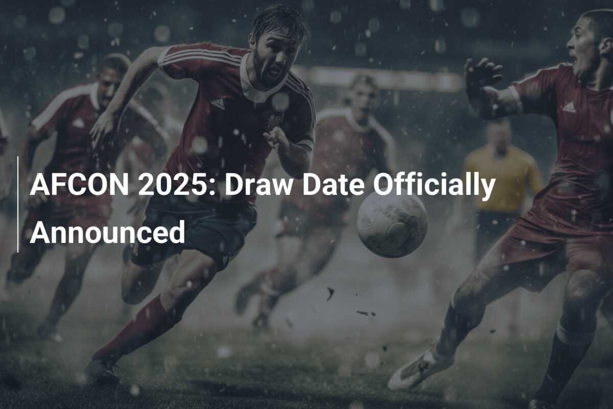 AFCON 2025: Oficjalna data losowania - footboom1.com