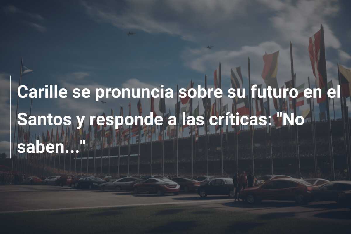 Carille se pronuncia sobre su futuro en el Santos y responde a las críticas: "No saben..."