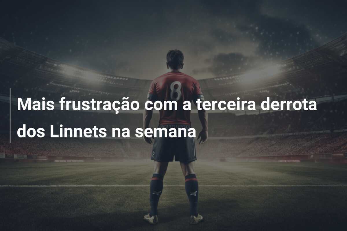 Mais frustração com a terceira derrota dos Linnets na semana