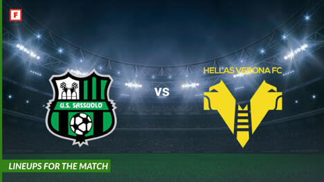 Sassuolo Calcio vs Hellas Verona: susunan pemain untuk pertandingan