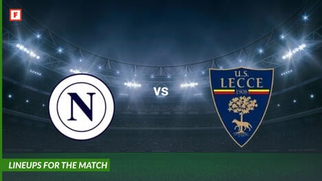 Napoli contre Lecce : compositions pour le match