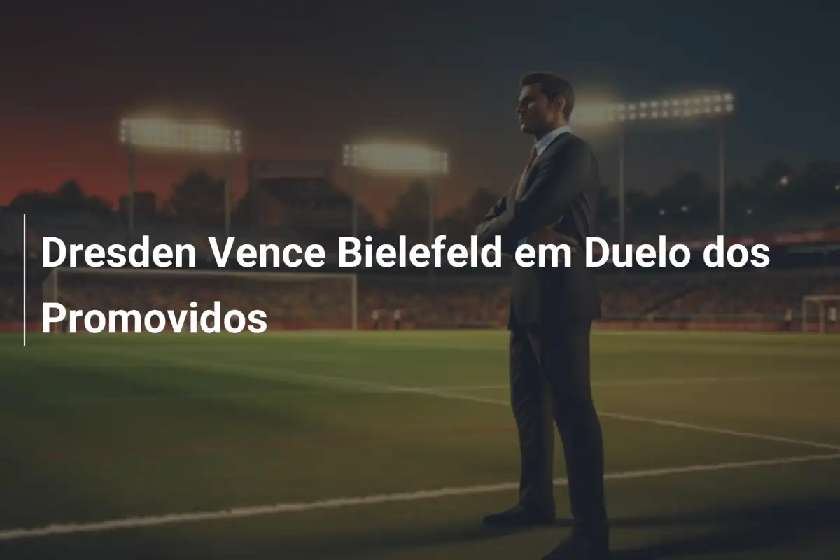 Dresden Vence Bielefeld em Duelo dos Promovidos