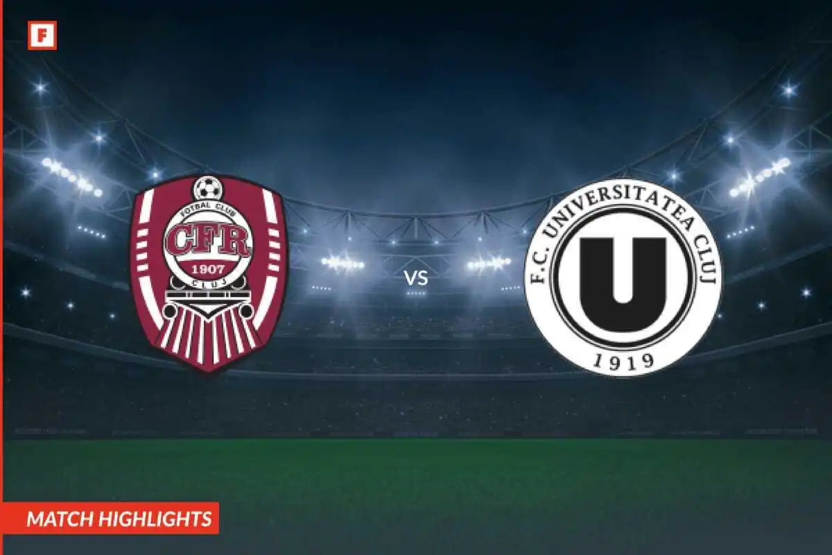 CFR Cluj - Universitatea Cluj gol e momenti salienti