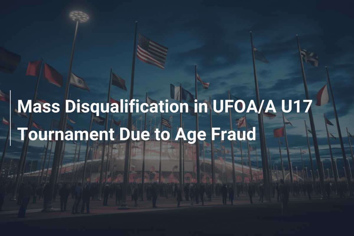 Disqualificazione di Massa nel Torneo UFOA/A U17 per Frode Anagrafica