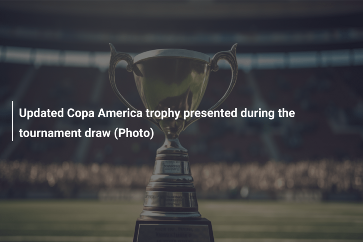 Copa America 2024 pots are shown off before the draw, by Action Games Now, Nov, 2023